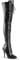 Pleaser - Seduce-3024, Stivali da donna, Nero (Schwarz (Blk Str Pu)), 44 EU