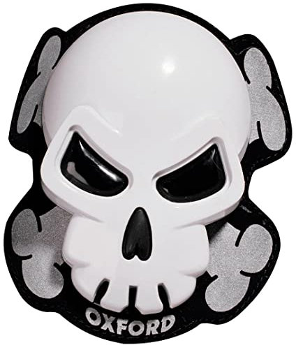Oxford - Ginocchia, Skull/Bianco, Taglia Unica