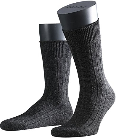 FALKE Herren Socken Teppich im Schuh 3er Pack, Größe:45/46;Farbe:anthracite melange