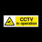 CCTV in operation Sticker/Self Adhesive Sign - Security, Camera, Closed Circuit TV, Warning Safety (MISC2)