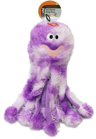 Petface Orla the Octopus Plush Dog Toy, Medium