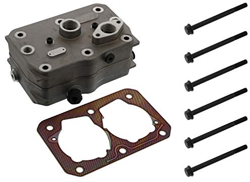 febi bilstein 100980 Zylinderkopf für Luftpresser, mit Ventilplatte, 1 Stück
