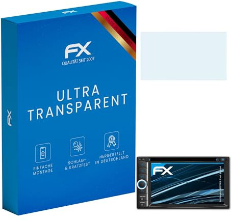 atFoliX Lámina Protectora de Pantalla compatible con Pumpkin ND0279B 6.2 Inch Universal Película Protectora, ultra transparente FX Protector Película (2X)