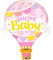 Qualatex Welcome Baby Luftballon, Rosa