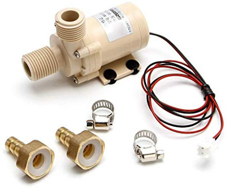 Amarzk Pompe à Eau Chaude Submersible Solaire 12V Circulation 212 ° F Moteur Brushless Haute Pression