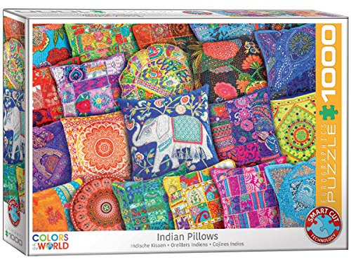EuroGraphics 6000-5470 Puzzle Indische Kissen, mehrfarbig
