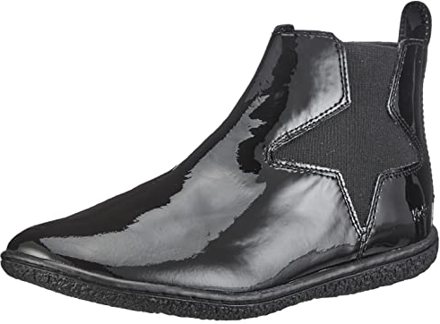 Kickers Kick col, Stivali Arricciati, Nero Noir Piqure Noire Perm 8, 29 EU