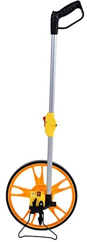 Souong Mechanischer Schrittzähler mit Rad-Entfernungsmessung, 0 ~ 999,9 m, tragbar