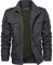 KEFITEVD Men's Cargo Multi Pocket Fashion Casual Military Tactical Jacket Bomber Coat, Dark Grey-new, M