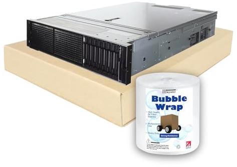 Heavy Duty Cardboard Server Shipping Box - 1U to 5U Available 600mm x 5mtr Bubblewrap (1U 500mm x 75mm x 775mm)
