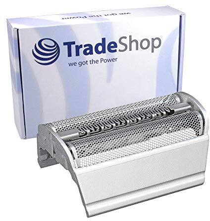 Hochwertige Doppel-Scherfolie kompatibel mit Braun Serie 3: 350 360 370 380 390 390cc (ältere Modelle) / Scherblatt Ersatzteil Messer Rasierklinge mit Rahmen