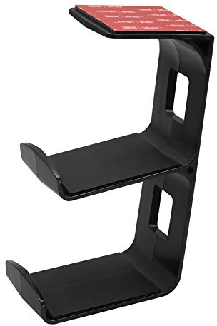 TIUIHU Universal Game Controller Standhalter, Under Desk Dual Gamepad-Halter, Halterung für Xbox One, Serie X, PS5, PS4, PS3, Switch