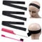 3 Pack Elastic Bands for Wigs Edges with 2 Pack Hair Edge Brush, Windspeed Adjustable Elastic Bands with Hook and Loop Strap