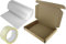 LAPTOP SHIPPING MAILING POSTAL STRONG CARDBOARD BOXES SECURE PROTECTIVE SAFE (Quantity: 5, Select Kit: 47x31x6cm+BUBBLE WRAP+TAPE)