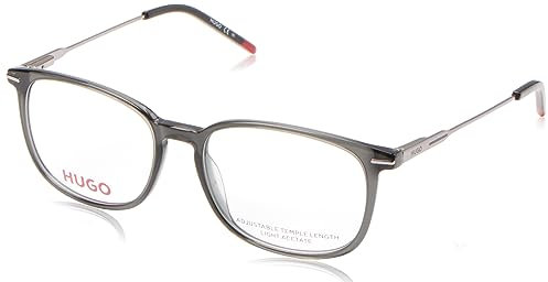 HUGO HG 1205 Brille, Grey, 52 für Herren, grau