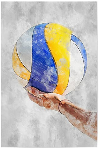 artboxONE Poster 30x20 cm Sport Volleyball 2 (matart) hochwertiger Design Kunstdruck - Bild Volleyball Spieler Sport