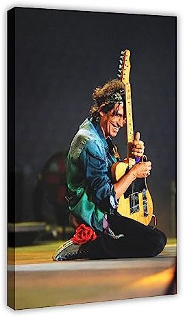 GUyfam Rock-Gitarrist Keith Richards HD-Poster auf Leinwand, Wandkunst, Dekordruck, Bild, Gemälde für Wohnzimmer, Schlafzimmer, Dekoration, 50 x 75 cm