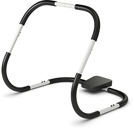 KOMFOTTEU AB Trainer - Attrezzatura per addominali con poggiatesta imbottito, allenamento per sollevamento pesi, carico di 100 kg, materiale sportivo a casa, acciaio e schiuma