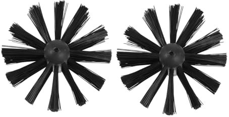 Cabilock 4stücke Kamin Und Duct-reinigungsbürsten-köpfe Ersatz Für Ventilationsbürsten Flexibel Für Tiefere Reinigung Ohne Stange Für Trockner Und Schornsteine