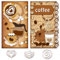 GLOBLELAND Kaffee Seiten Stanzformen Für Kartenherstellung Album Innenseite Metall Stanzformen Stanzformen Vorlage DIY Scrapbooking Prägung Papieralbum Basteldekoration