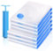 Vakuumbeutel für Kleidung und Bettdecken, 6 Stück Vacuum Bags for Clothing, Reise Vakuumierbeutel, Aufbewahrung Vakuum-Platzsparer, 3x70*50 cm+3x80*60 cm+1 Handpumpe