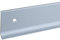 PROVISTON Metall Sockelleiste | 10 x 100 x 2500 mm | Fußleiste Aluminium Wasserfest Robust Rostfrei Langlebig Silber Gebohrt