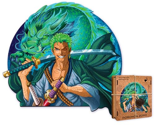 Holzpuzzle Kinder Jugendliche Erwachsene Anime Schwertkämpfer Puzzle 100 Teile Konzentration Sensorik Nachhaltig Umweltfreundlich Birkenholz Lasergeschnitten Geschenk Entspannung Gedächtnis Dekoration
