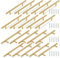 TRIXES 20PK Gold Cabinet Handles Gold Stainless Steel T Bar Pulls Cupboard Handles Drawer Pulls for Kitchen - Length 200mm