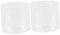 SEWOART 2 Pièces Abat-jour en verre pour lampe à gaz mini-bougies coniques accessoires de lanterne à gaz vapolight accessoires de camping abat-jour en verre pour lanterne à gaz Un verre
