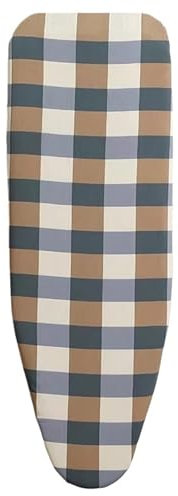 DUNSBY Bügelbrettbezug Baumwoll-Bügelbrettbezug, 120 cm x 38 cm, Deckenpolster, Dicke Polsterung, beständig gegen Verbrennungen, Bügelbrett, gepolsterter Bezug, Reinigungswerkzeuge(E)