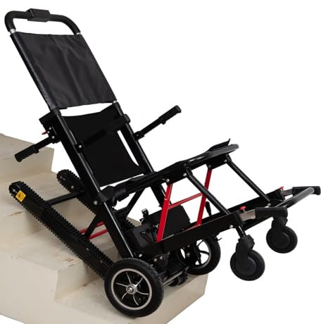 Silla Elevadora De Escaleras Para Personas Mayores,Silla Portátil Plegable Para Escaleras,Silla Para Subir Y Bajar Escaleras Sin Esfuerzo, Silla De Ruedas Para Subir Escaleras Black