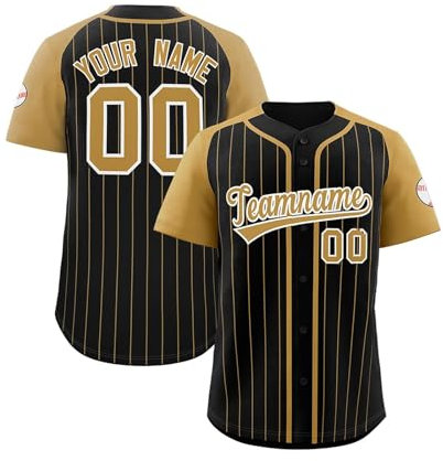 KONG JIMFAN Personalisiertes American Baseball Trikot,Football Kostüm Individuell Bedruckt Namen Nummer & Logo,Sportliche Kleidung Kinder/Erwachsene Unisex Football Kostüm Football Kostüm Herren(3)