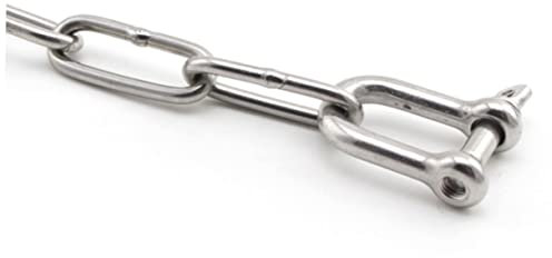 Zerodeko 2stücke Edelstahl D-ring-schäkel Hochbelastbarer Schäkel Schäkelhalterungen Aus Edelstahl D-schäkel Für Boote Und Maritime Anwendungen Rostfrei Und Langlebig