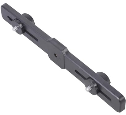 AWJUWHBJ 1/4 Zoll Schraube Doppelblitz Halterung Basis für Fotografie, Ausrüstung, Kameras, Tablet, Halterung, Handyhalterung, Stativ-Halterungsadapter