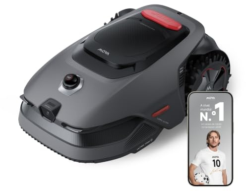 MOVA LiDAX Ultra 800 Robot Tagliaerba | Consigliato 800 m², Mappatura Automatica senza RTK con LiDAR 3D 360° e Visione IA, Taglio Bordi 5 cm, Percorso a U Efficace