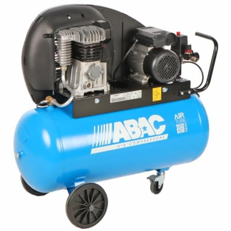 COMPRESSORE ARIA SERBATOIO 90Lt EXT A29B 90 CT2 10bar MOTORE 2HP TRIFASE