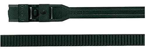 Legrand 031929 Collier Colson Protégé Ultraviolets, Denture Intérieure Largeur 7.6mm et Longueur 194mm, Noir