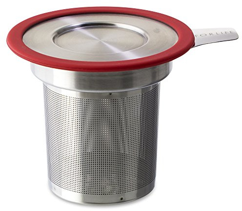 FORLIFE Brew-in-Mug Extra-Fine Tea Infuser with Lid, Red by FORLIFE