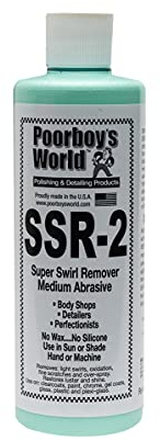 PoorBoys SSR2 Super Swirl Remover 2.0 Mild Abrasive 16oz (473ml)