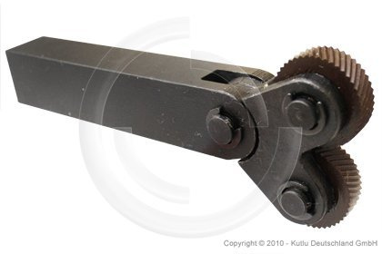 Rändelwerkzeug Rändelstahl Rändelrad Muster prägen Drehbank 21mm