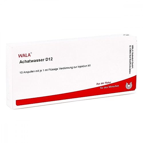 ACHATWASSER D 12 Ampullen 10X1 ml