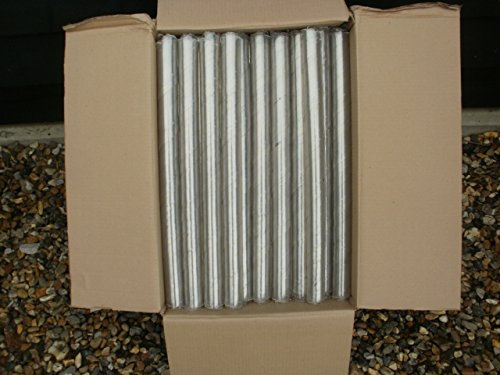 A box of 250 clear spiral rabbit, tree guards, shelters, spirals, protectors for hedge plants and tree saplings