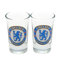 Chelsea Shot Glasses 2 Pack Official Football Merchandise