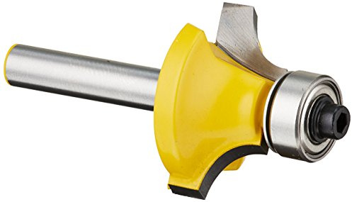 Yonico 13163q 5/16-Inch Radius Round Over Edge Forming Router Bit 1/4-Inch Shank