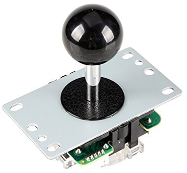 EG STARTS Arcade Classic Competition 5 Pin Stick 5P Rocker 8 Maneras Joystick para PC Xbox 360 PS2 PS3 Juegos KOF SNK Arcade DIY Kit Parts Mame Jamma Machine Gaming (Negro)