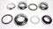 MV-TEK Serie Sterzo a Filetto Standard 1 (25,4mm) Ideale Bicicletta Pieghevole - Graziella - Epoca - Mountain Bike - Argento