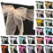 Trimming Shop 100pcs Peach Organza Sashes for Chairs Wider Sash Fuller Bow Chair Cover Bow Sashes for Wedding, Birthday, Reception, Anniversary Party Decoration, 17x280cm