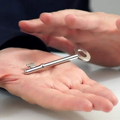 MilesMagic Magician's Ghost Key Gimmick Mentalism Illusion Haunted Key Moving on Palm | Stage Magic | Street Magic | For Real Horror Close Up Magic Trick