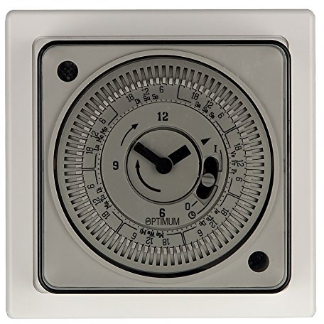 Optimum 7 Day Socket Box Time Switch, White, One Size