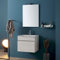 Kiamami Valentina - Mobile Bagno Sospeso | Cassetto Spazioso | Finitura Promenade | Ideale per Bagni Piccoli | Mobile Salvaspazio | Lavabo Stile Industriale, Promenade, 60CM Lavabo Bianco, Rovere